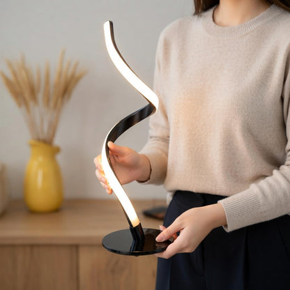 Spiral Touch Control Lamp with Dimming