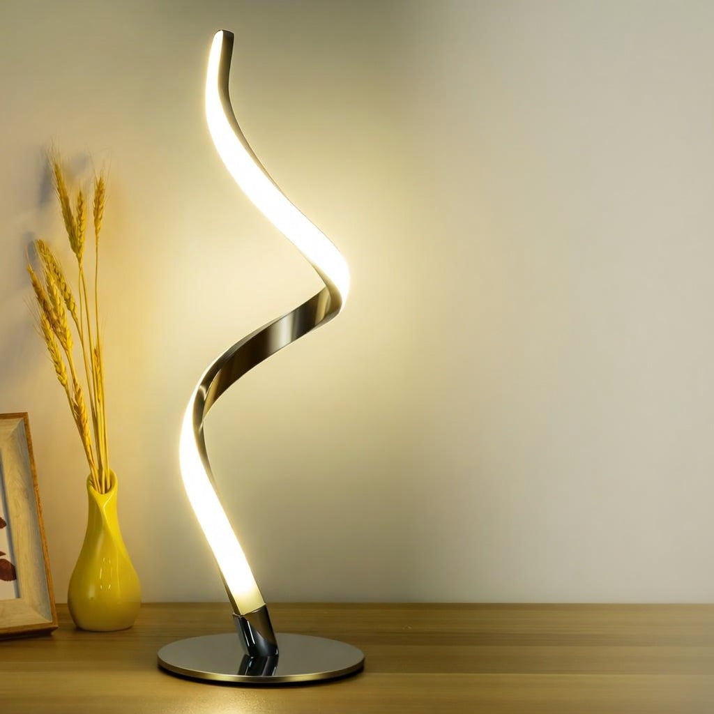 Spiral Touch Control Lamp with Dimming