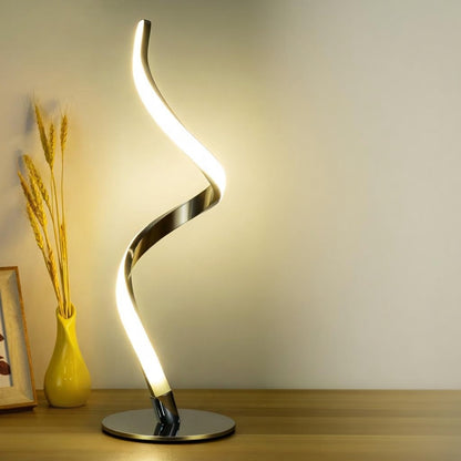 Spiral Touch Control Lamp with Dimming
